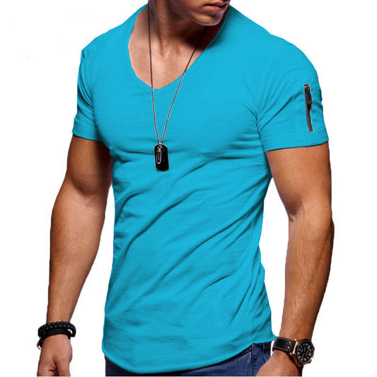 Soft Stretch Fit Basic T-Shirt – Lightweight Polyester Blend